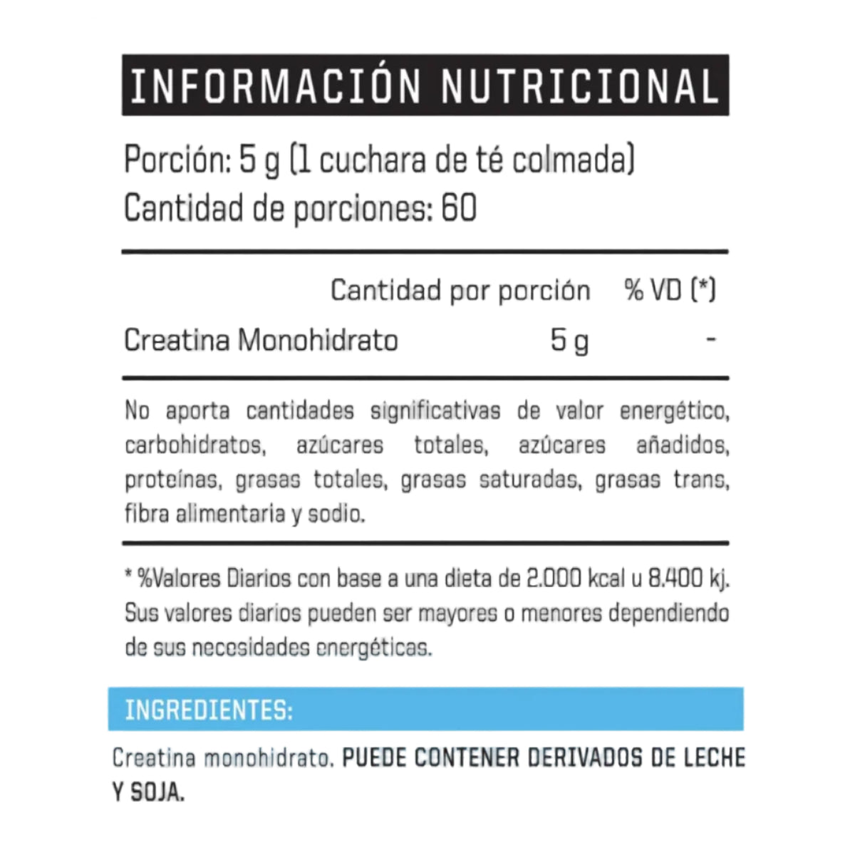 ENA Creatina Micronizada Monohidrato 300 g