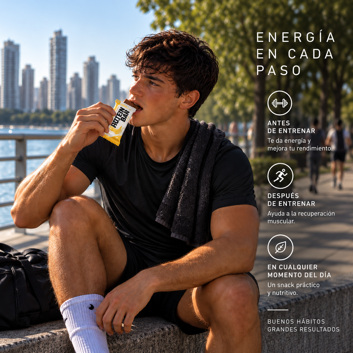 ENA Protein Bar Banana - Consumo