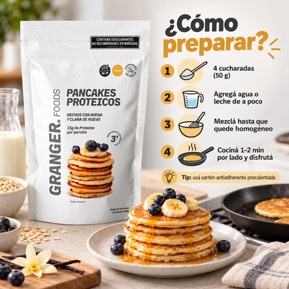 Granger Pancakes 400 g Vainilla - Como usar